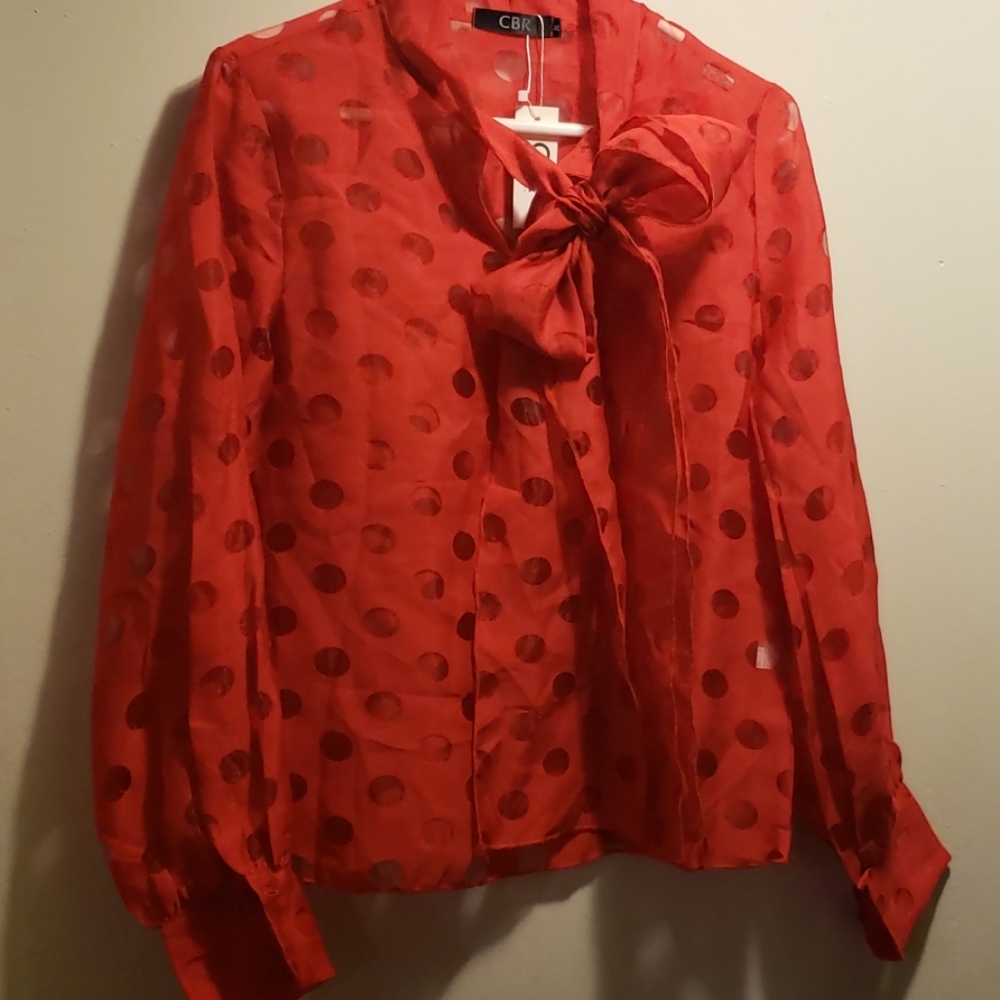 CBR red blouse